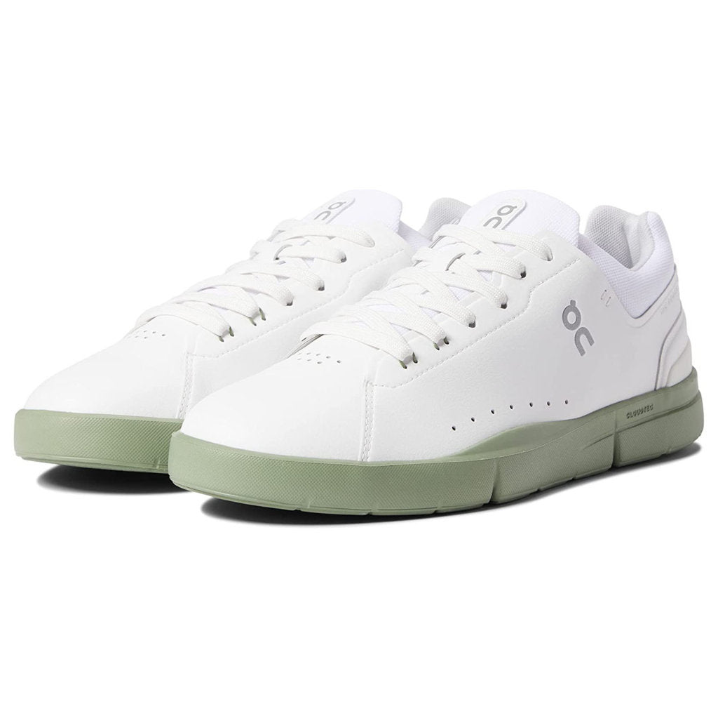 On Running The Roger Advantage Textile Men's Low-Top Trainers#color_white reseda