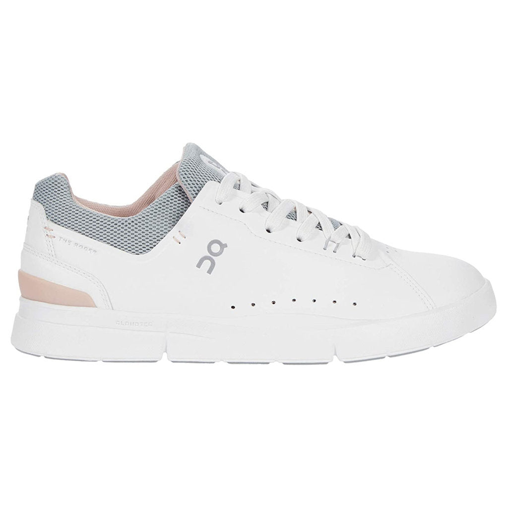On Running The Roger Advantage Textile Women's Low-Top Trainers#color_white rose