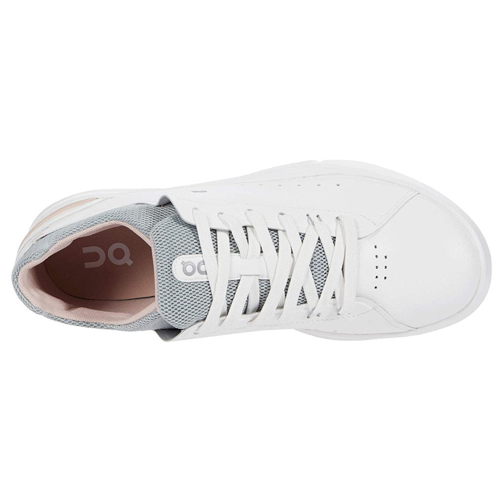 On Running The Roger Advantage Textile Women's Low-Top Trainers#color_white rose