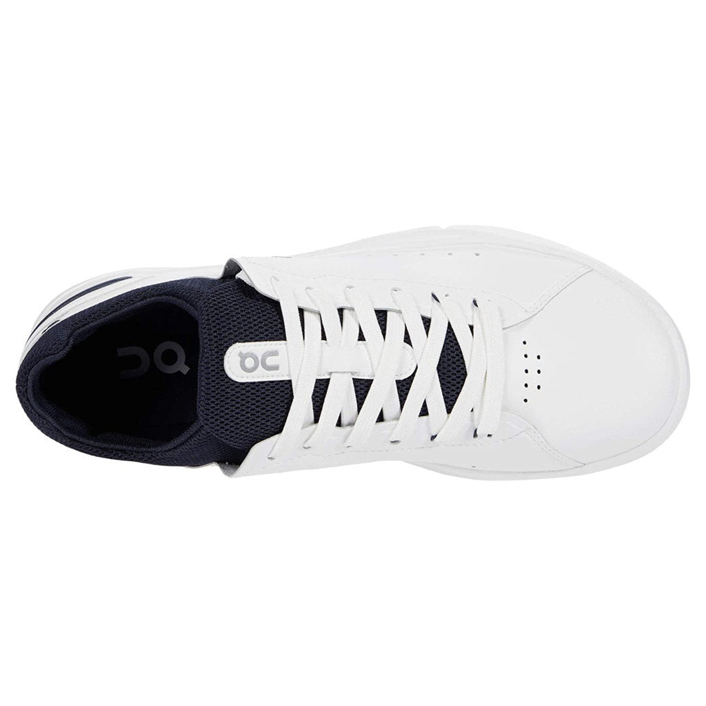 On Running The Roger Advantage Textile Women's Low-Top Trainers#color_white midnight