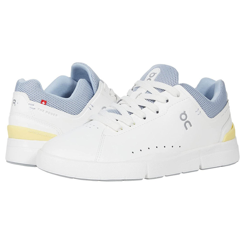 On Running The Roger Advantage Textile Women's Low-Top Trainers#color_white nimbus