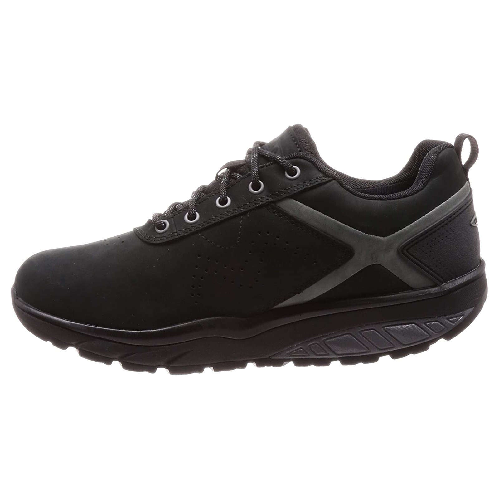 MBT Kibo GTX Waterproof Nubuck Leather Women's Hiking Shoes#color_black