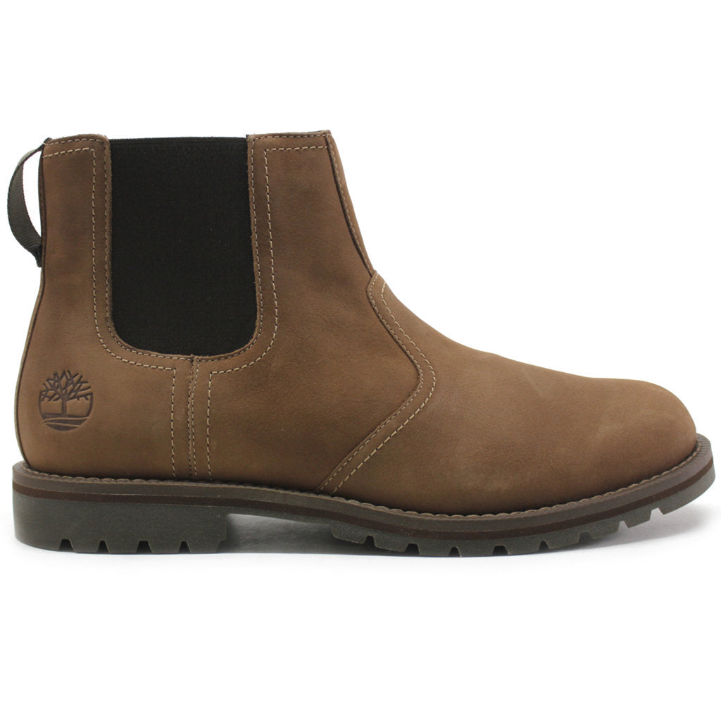 Timberland Larchmont ii Leather Textile Men's Chelsea Boots#color_medium brown