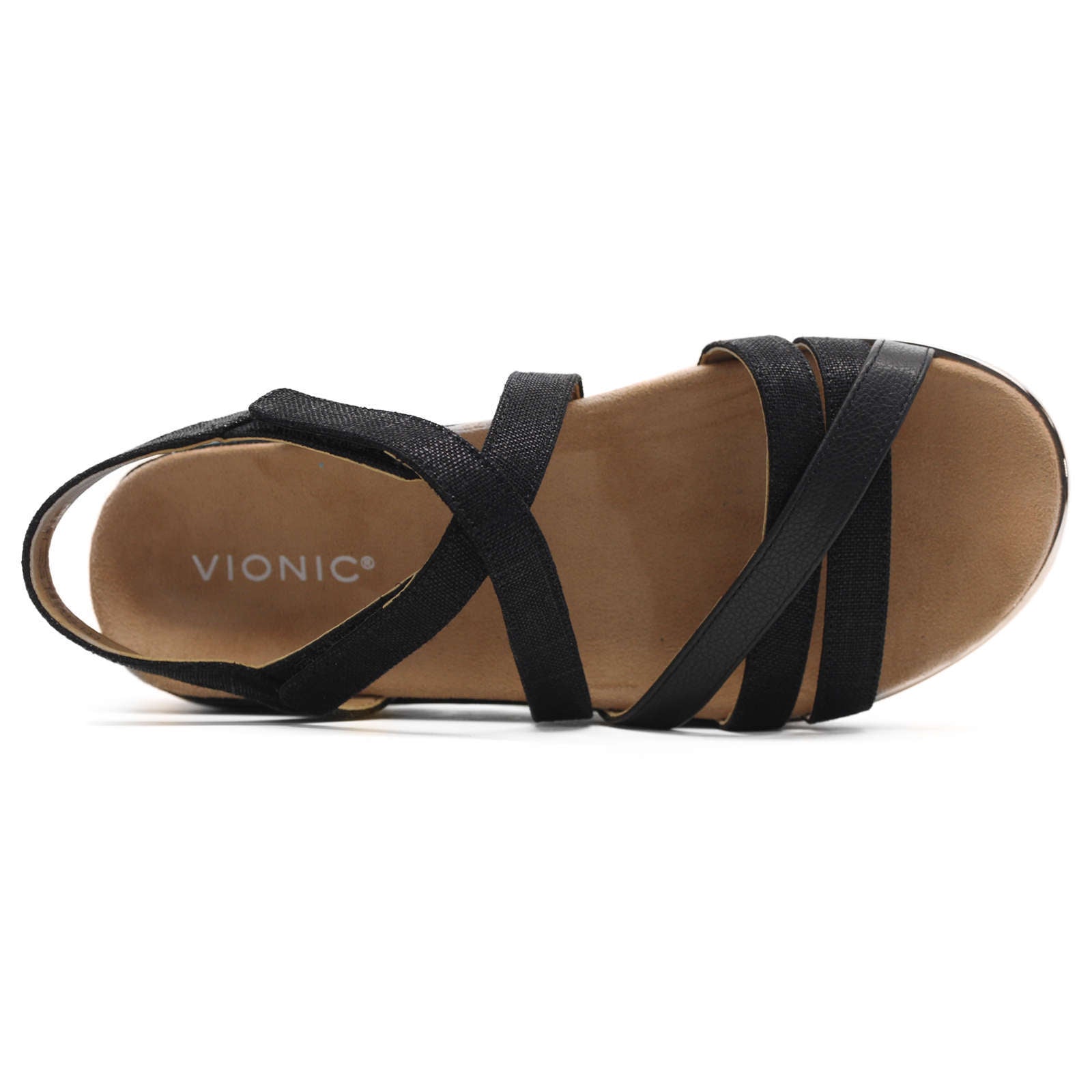 Vionic Kellyn Textile Womens Sandals#color_black