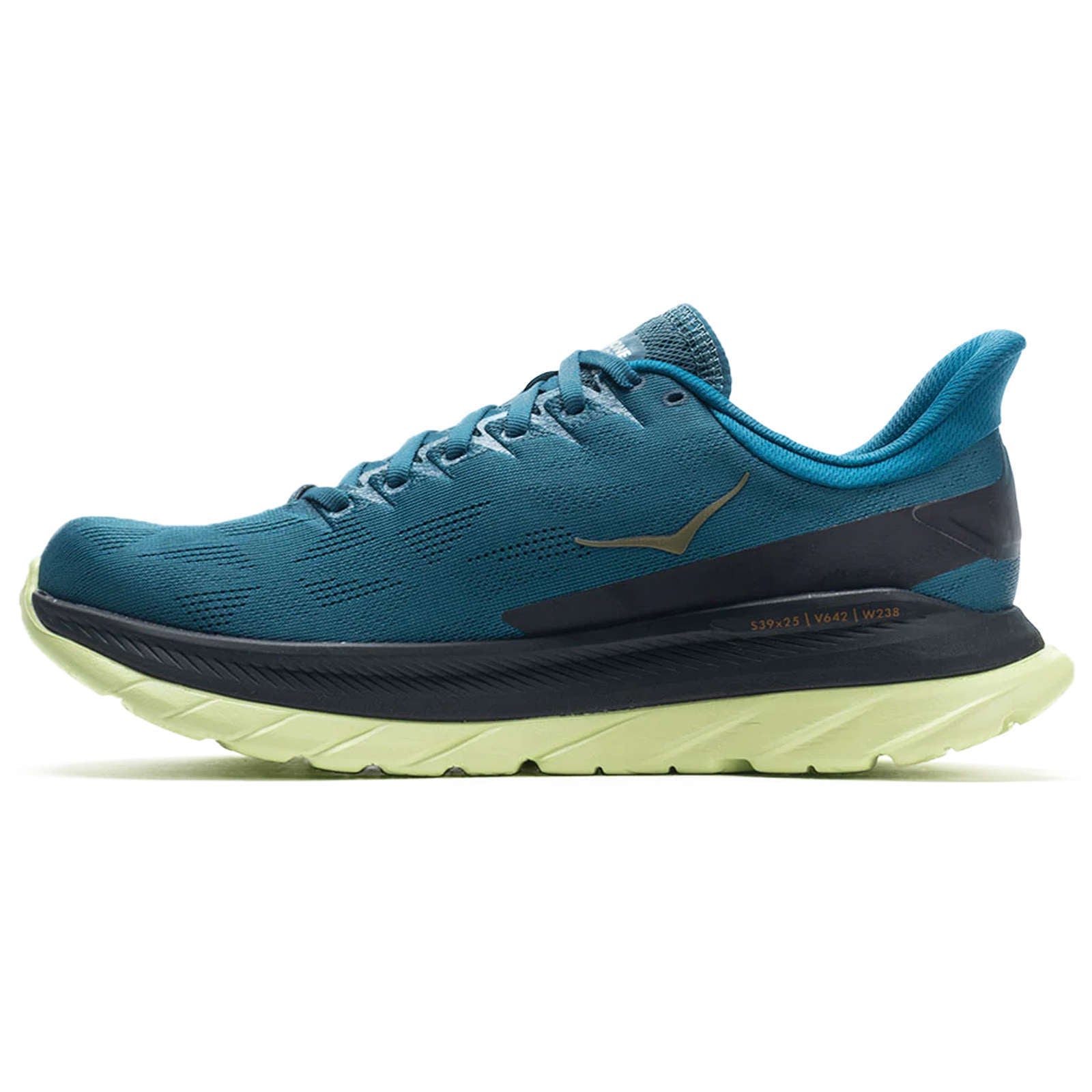 Hoka One One Mach 4 Mesh Men's Low-Top Road Running Trainers#color_blue coral black