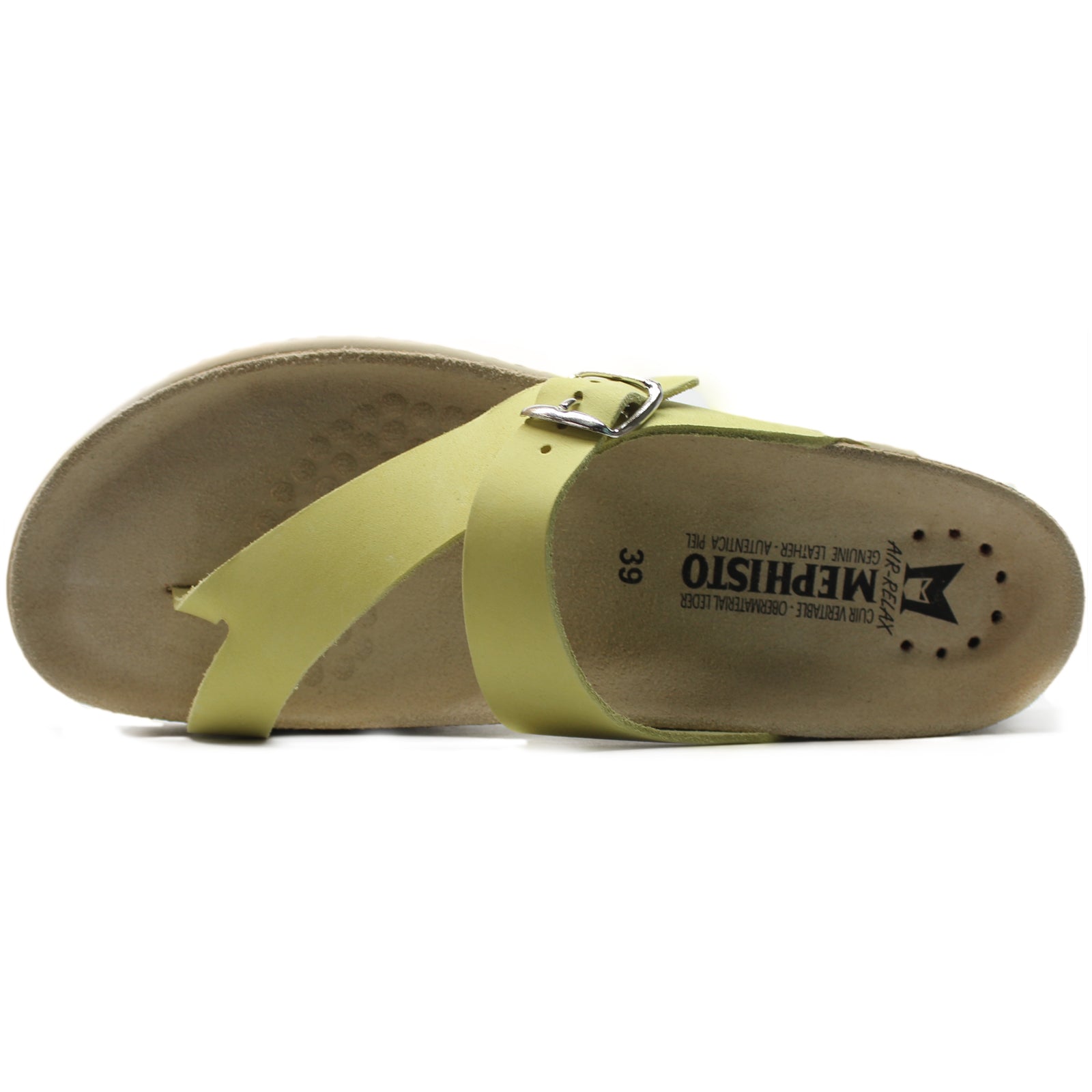 Mephisto Helen Nubuck Womens Sandals#color_yellow