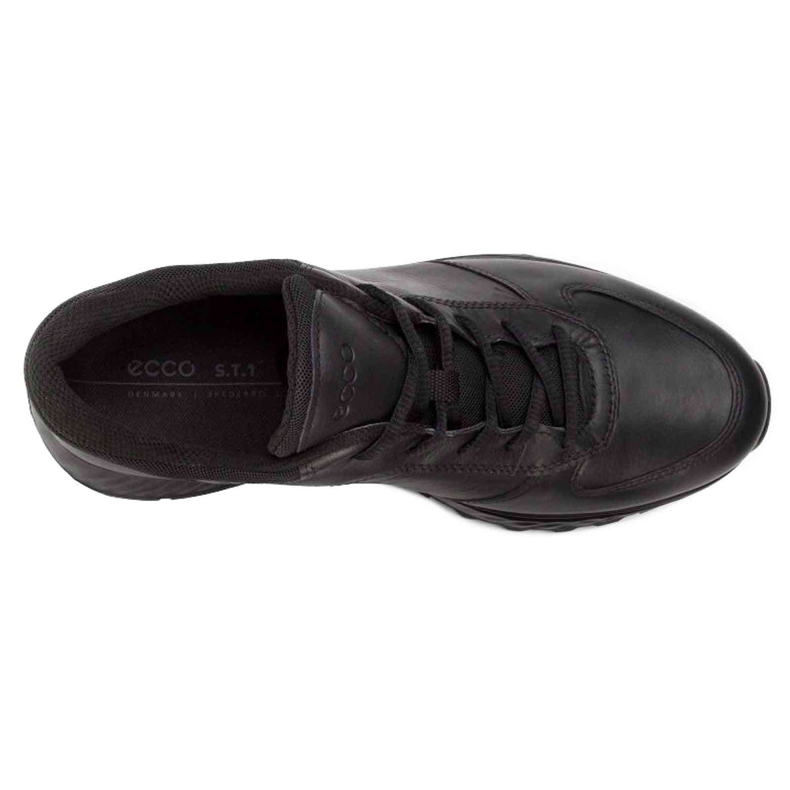 Ecco Exostride Low GTX Leather Mens Shoes#color_black