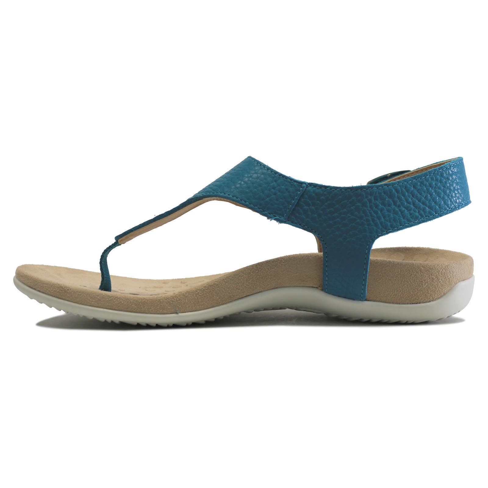 Vionic Terra Leather Womens Sandals#color_lake blue
