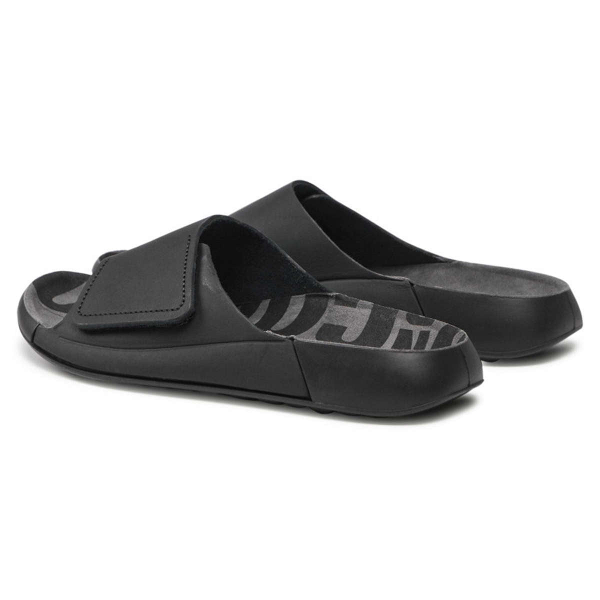 Ecco 2nd Cozmo Leather Womens Sandals#color_black
