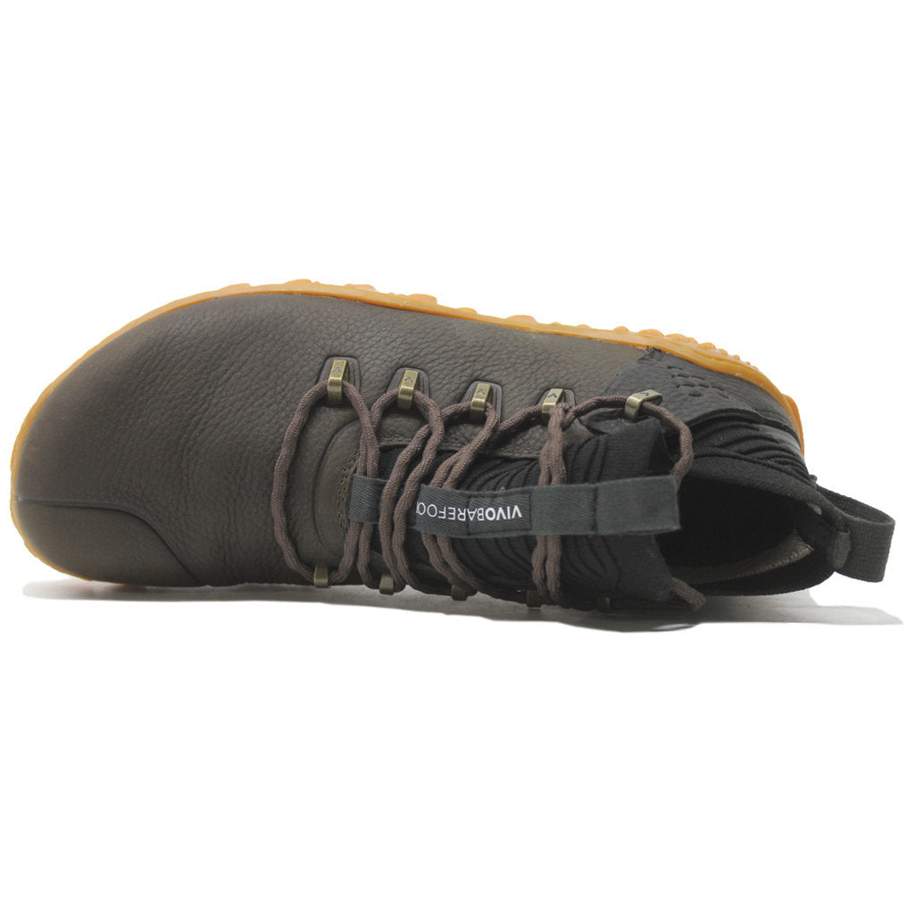 Vivobarefoot Magna Forest ESC Leather Textile Mens Trainers#color_bracken