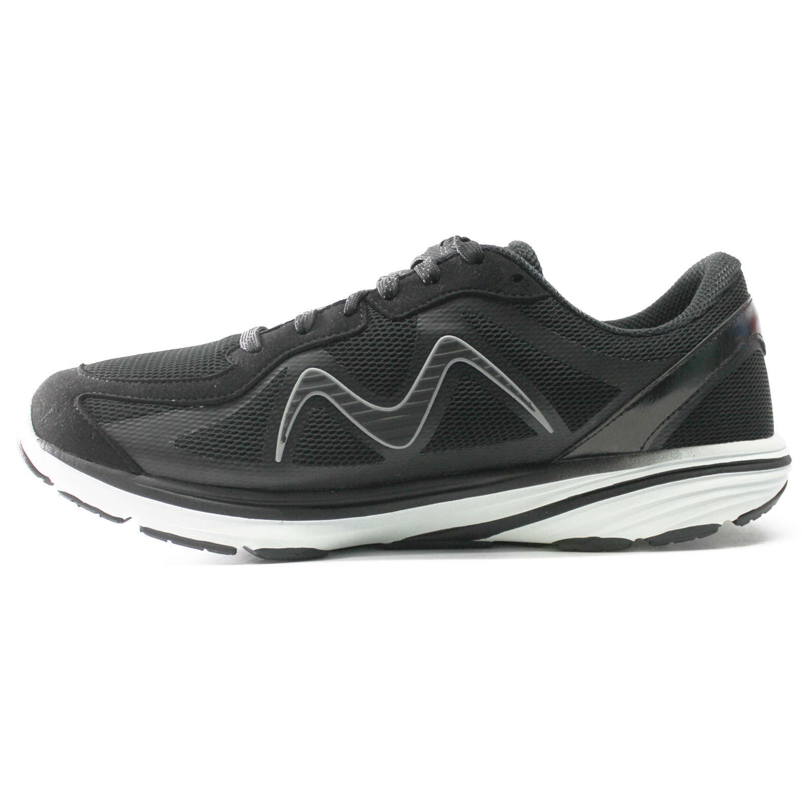 MBT Speed 3 Suede & Mesh Women's Low-Top Trainers#color_black