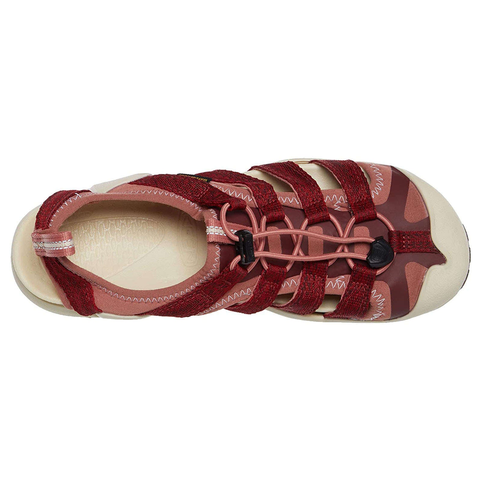 Keen Clearwater II CNX Women's Waterproof Sandals#color_red dahlia andorra