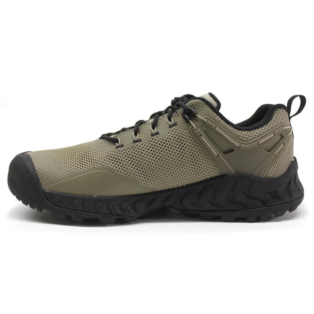 Keen NXIS EVO Mesh Men's Lightweight Waterproof Hiking Trainers#color_plaza taupe citronelle