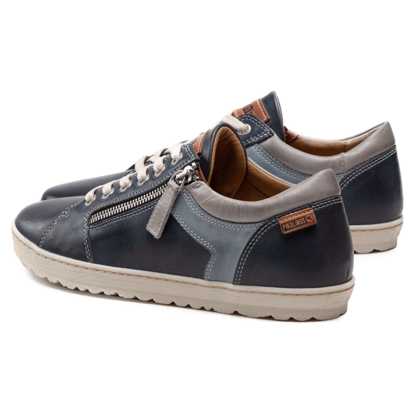 Pikolinos Lagos 901-6766 Leather Womens Shoes#color_ocean