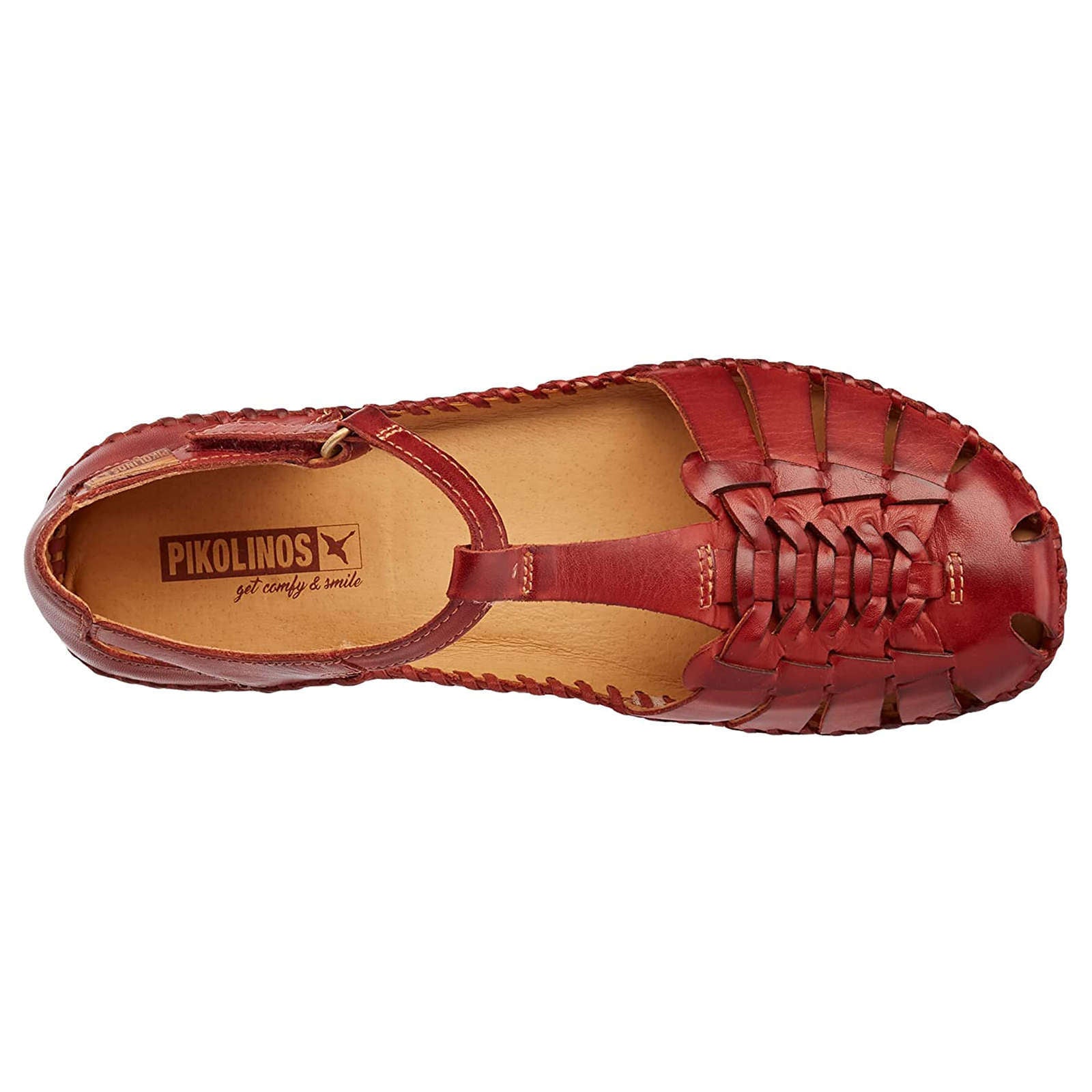 Pikolinos P.Vallarta 655-0064 Leather Womens Sandals#color_sandia