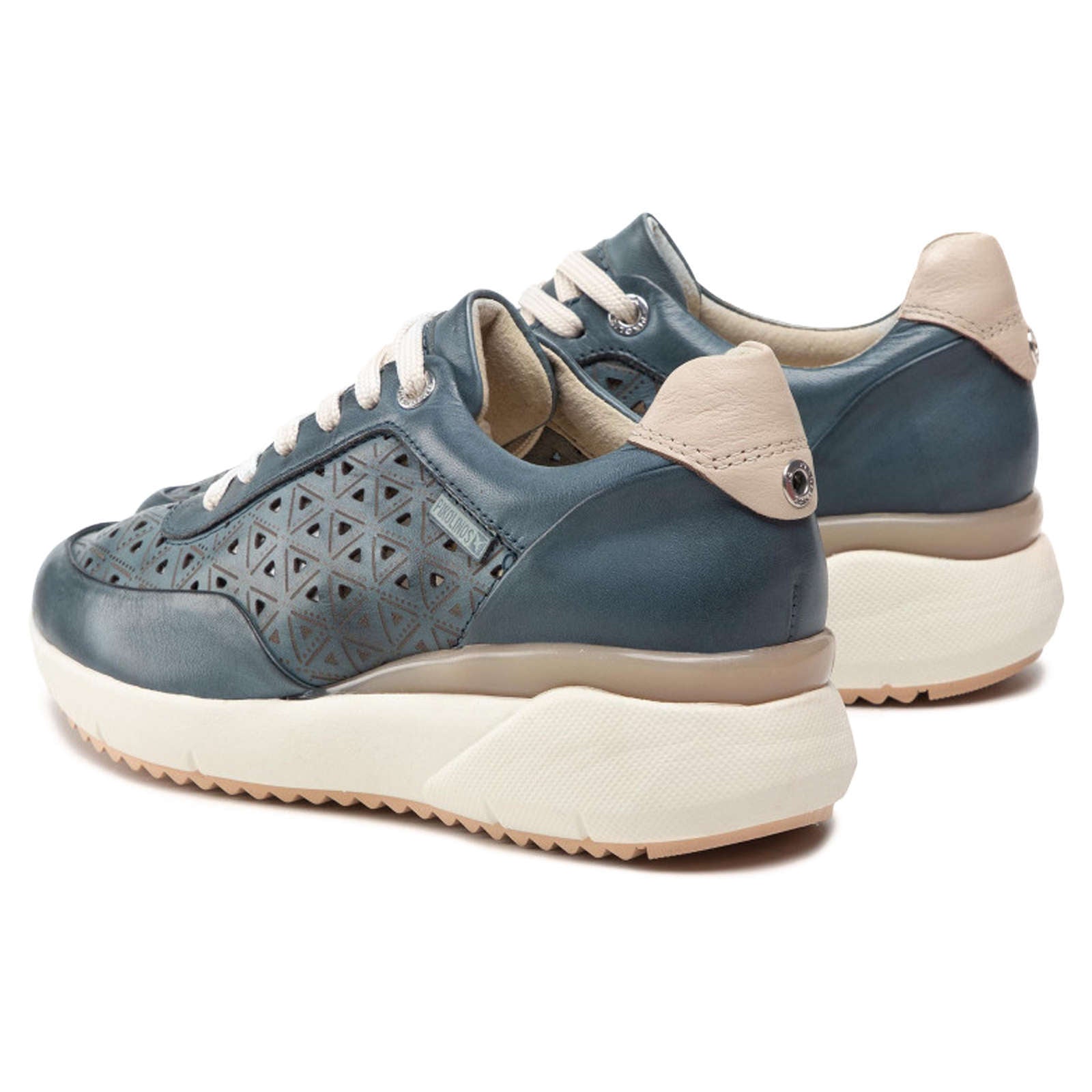 Pikolinos Sella W6Z-6632 Leather Womens Trainers#color_sapphire