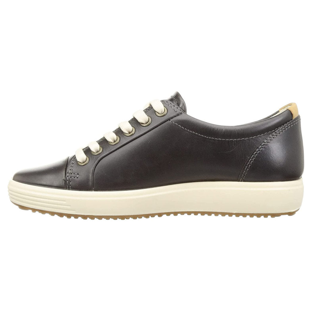Ecco Soft 7 Smooth Leather Womens Trainers#color_magnet