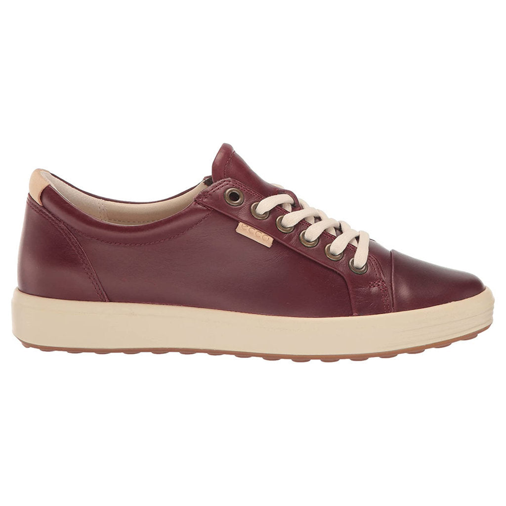 Ecco Soft 7 Smooth Leather Womens Trainers#color_andorra