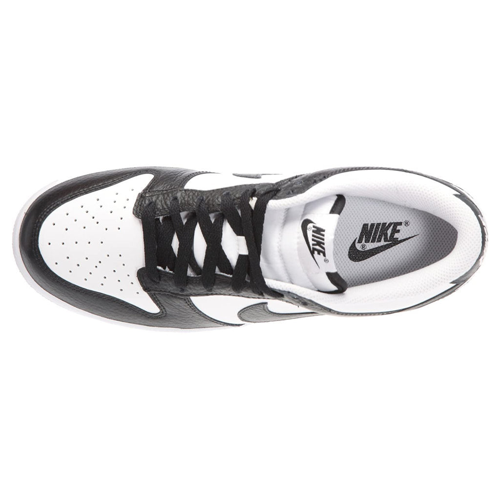 Nike Dunk Low Next Nature Leather Unisex Low-Top Trainers#color_white black