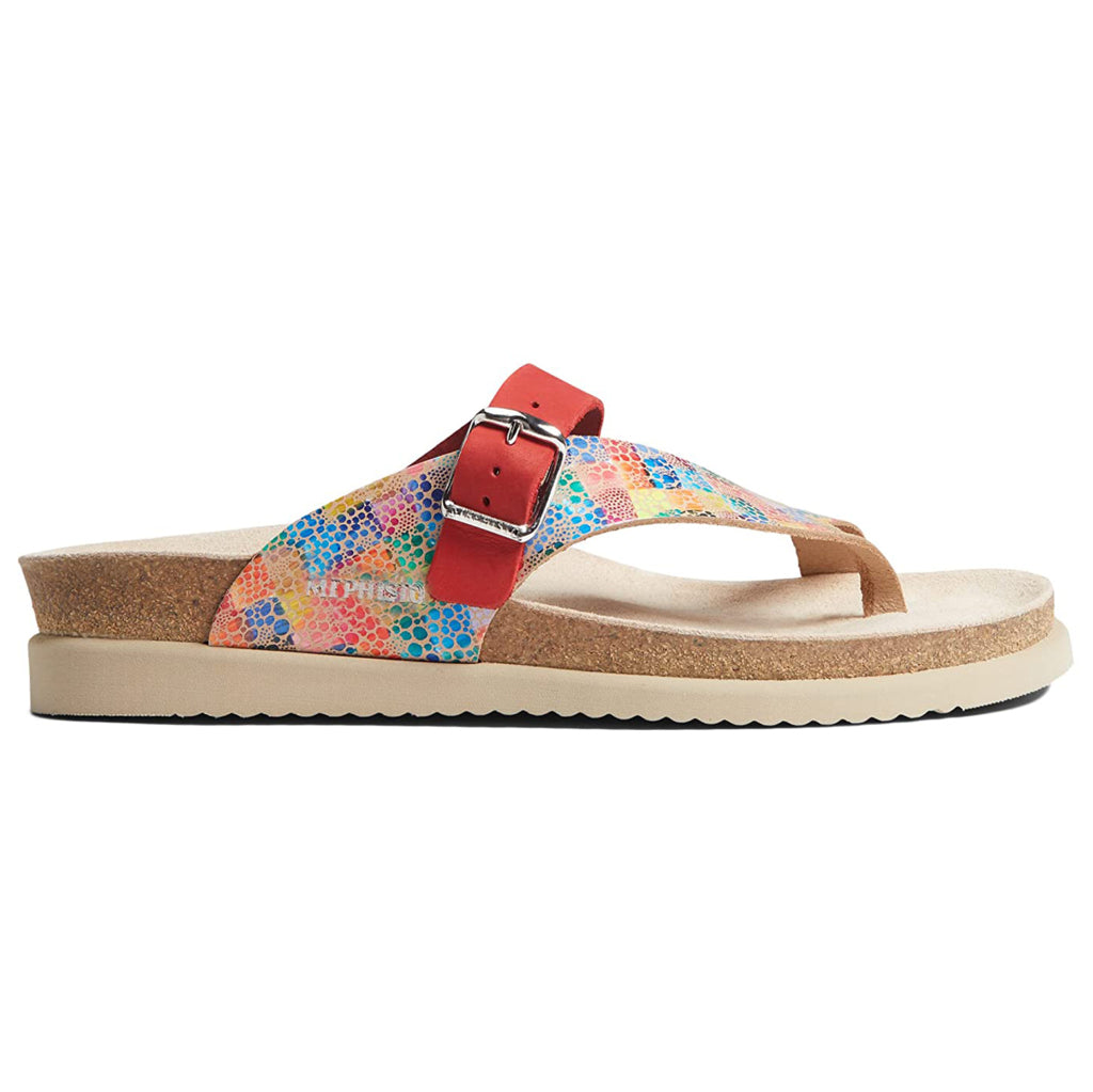 Mephisto Helen Mix Printed Leather Womens Sandals#color_multicoloured