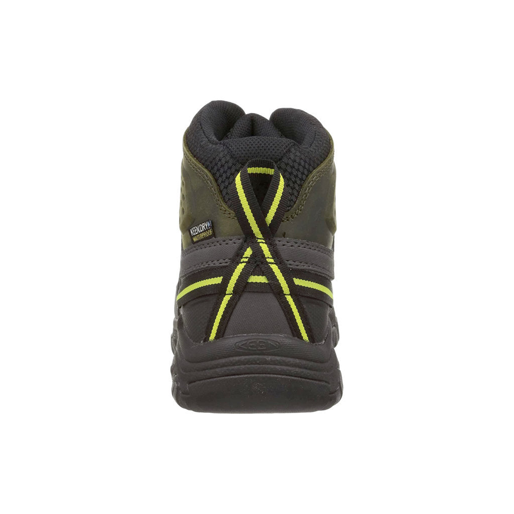 Keen Targhee III Mid Waterproof Leather Men's Hiking Boots#color_forest night evening primrose