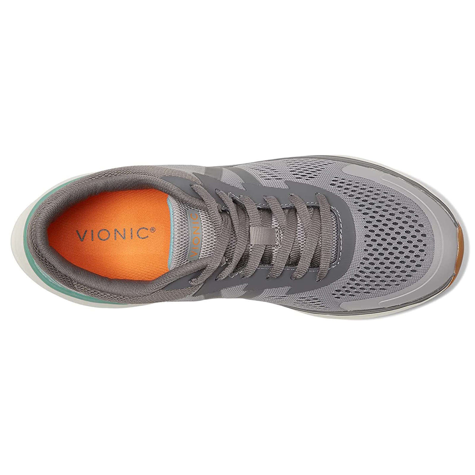 Vionic Limitless Textile Synthetic Womens Trainers#color_light grey wasabi