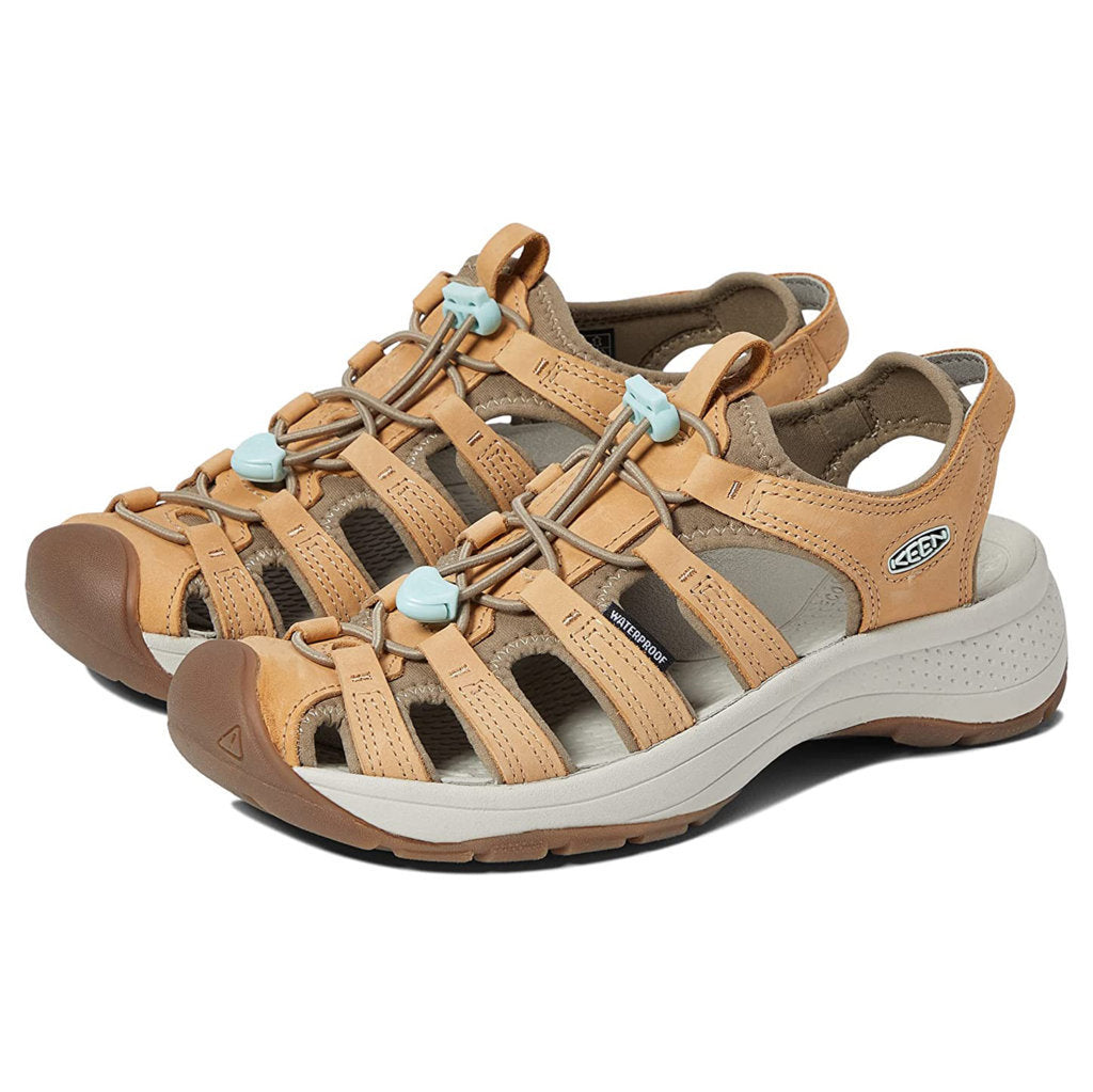 Keen Astoria West Textile Women's Hiking Sandals#color_doe blue glass
