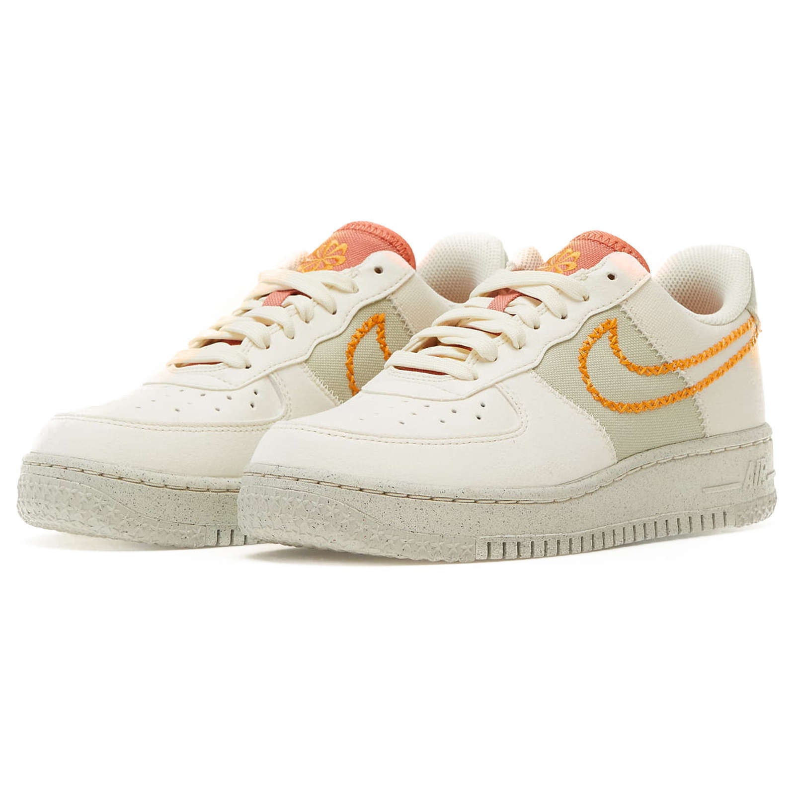 Nike Air Force 1 '07 Leather Men's Low-Top Trainers#color_coconut milk light curry