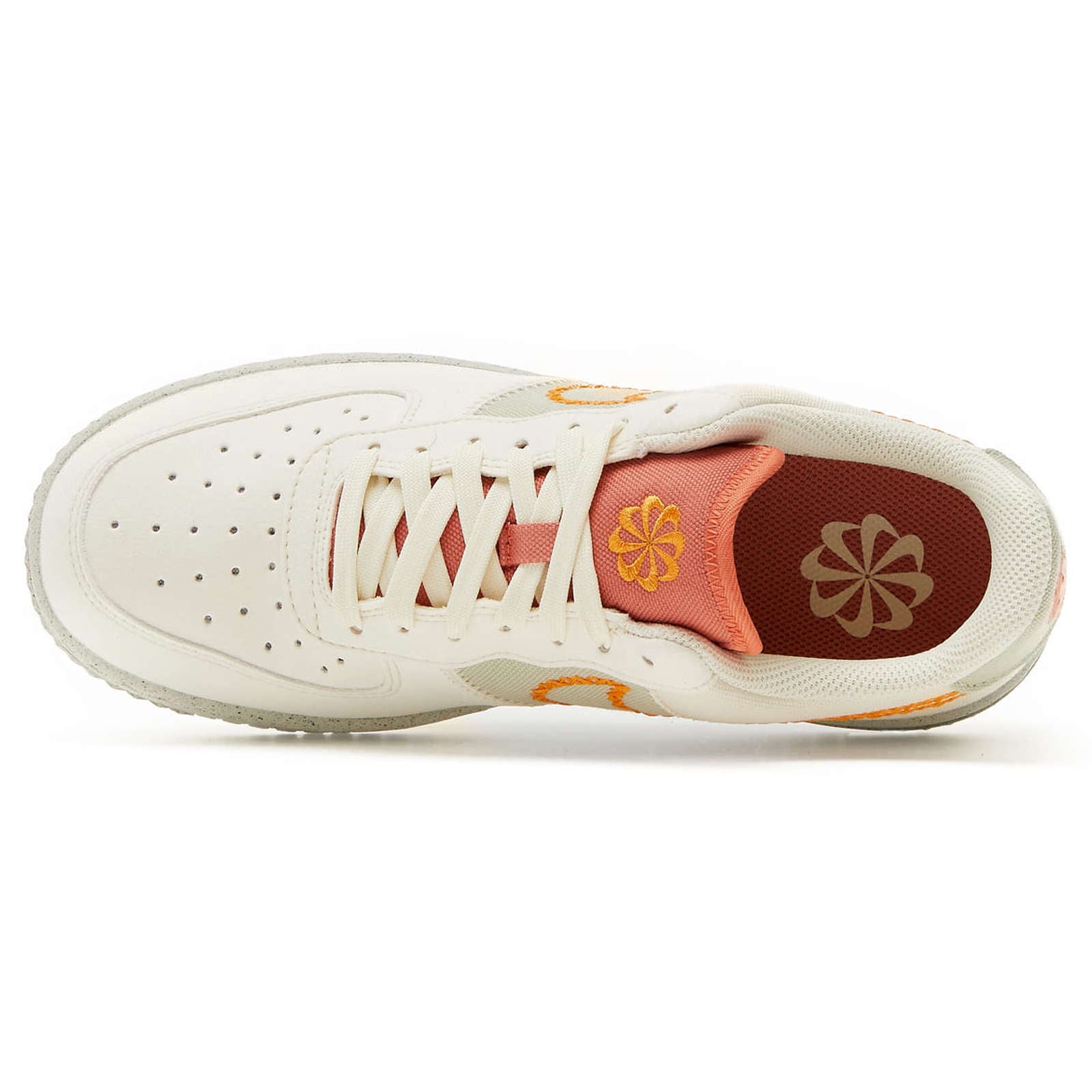 Nike Air Force 1 '07 Leather Men's Low-Top Trainers#color_coconut milk light curry