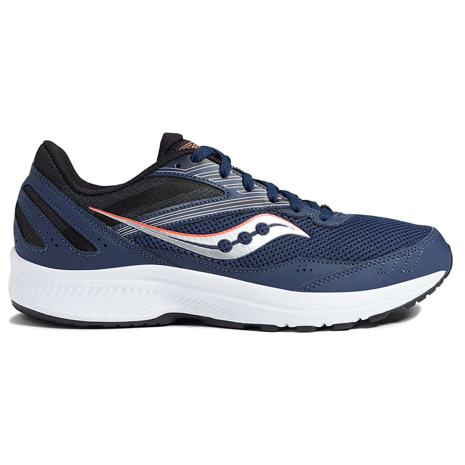 Saucony Cohesion 15 Synthetic Textile Men's Low-Top Trainers#color_night vizired