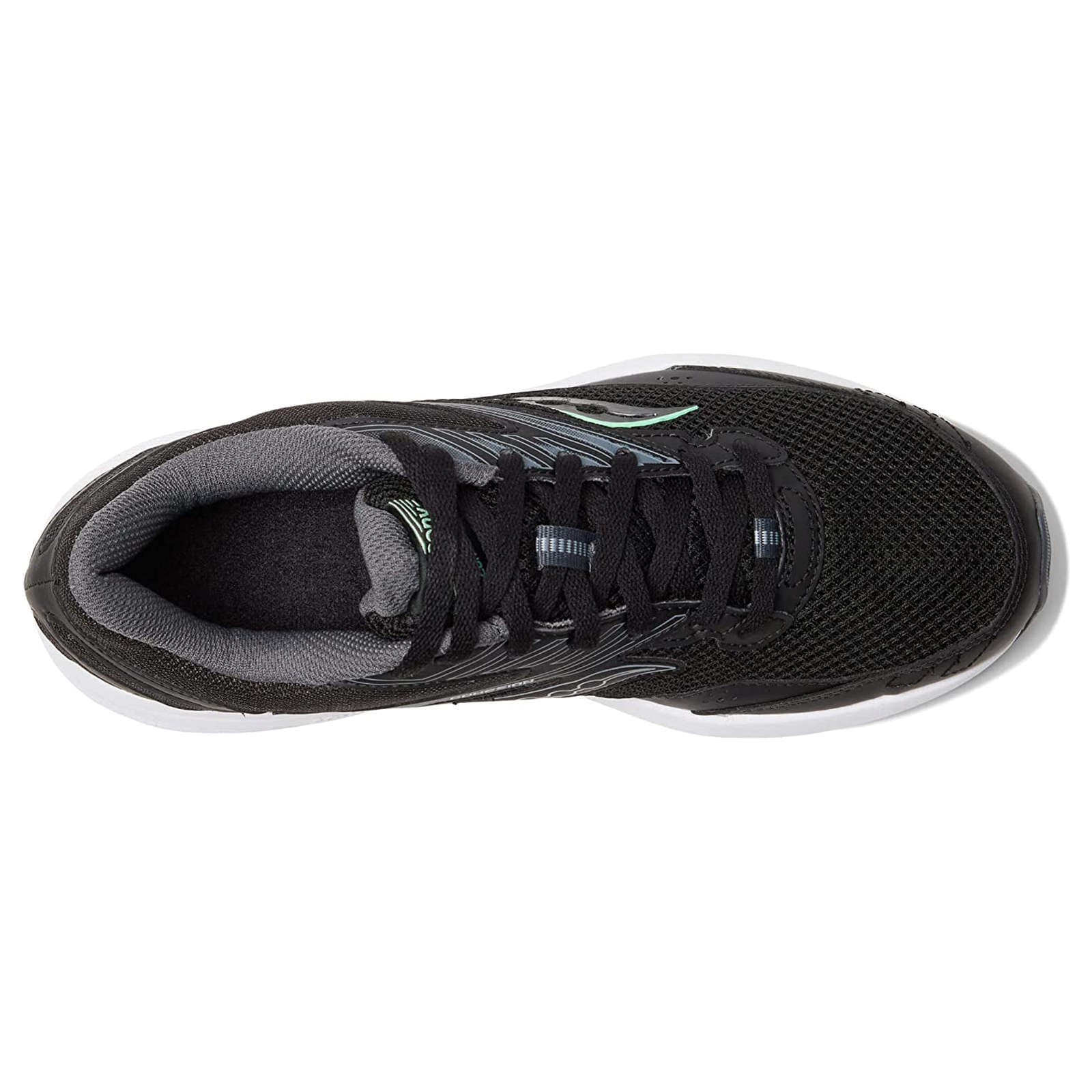 Saucony Cohesion 15 Synthetic Textile Women's Low-Top Trainers#color_black meadow
