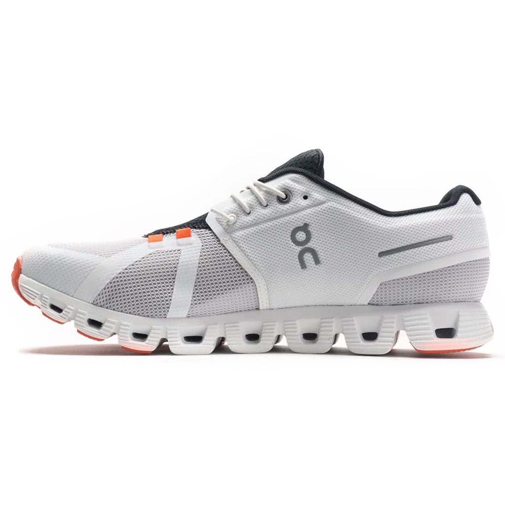 On Running Cloud 5 Push Textile Men's Low-Top Trainers#color_white flame