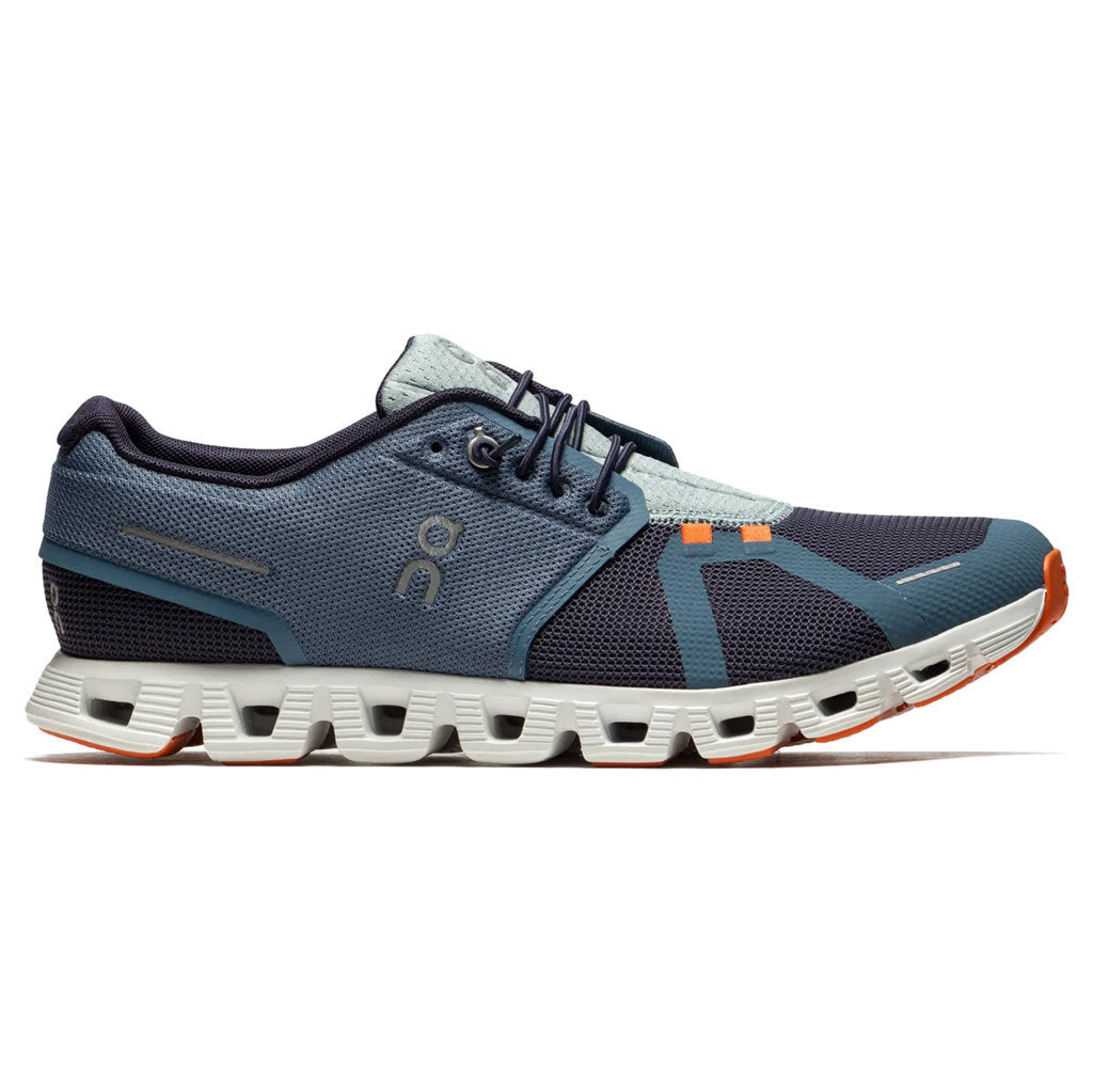 On Running Cloud 5 Push Textile Men's Low-Top Trainers#color_dust ink