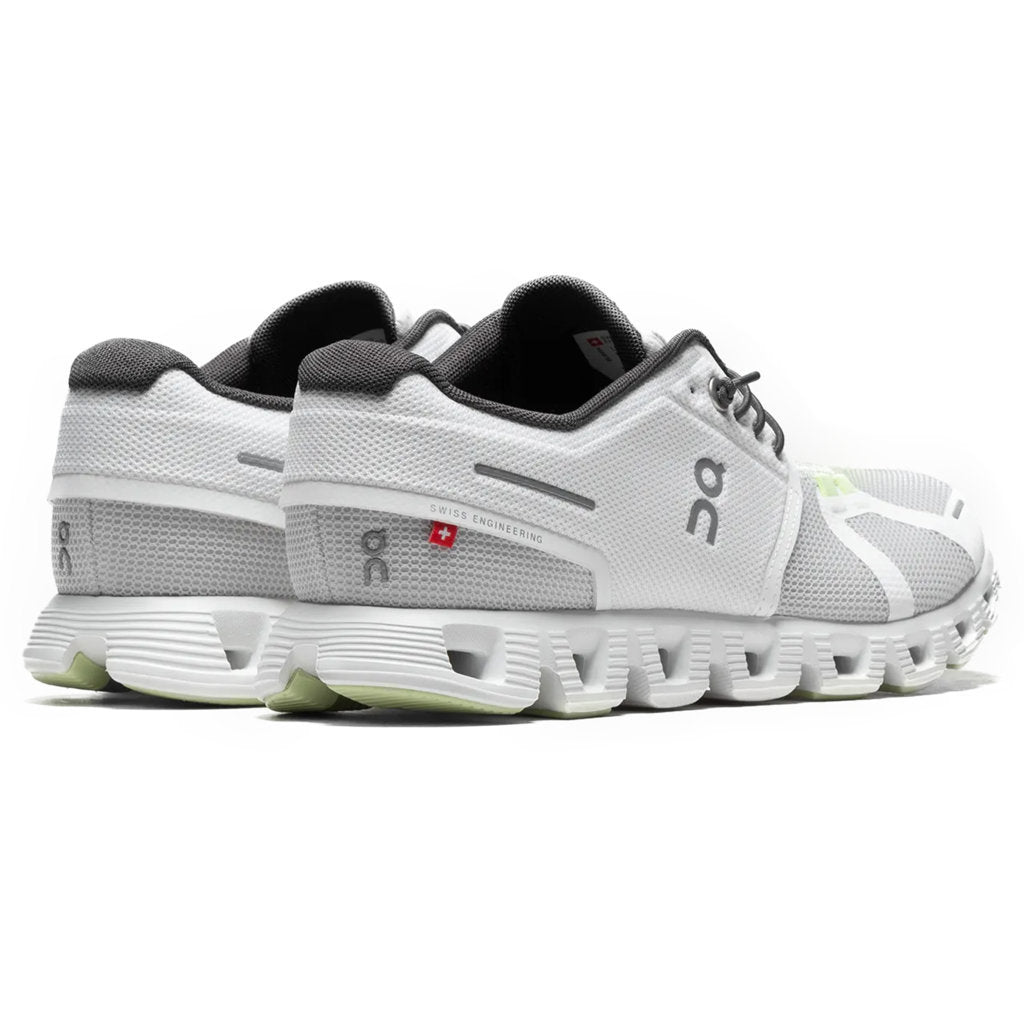 On Running Cloud 5 Push Textile Women's Low-Top Trainers#color_white oasis