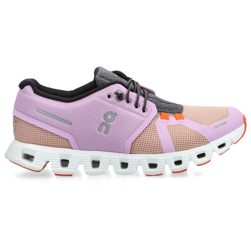 On Running Cloud 5 Push Textile Women's Low-Top Trainers#color_fiji rose