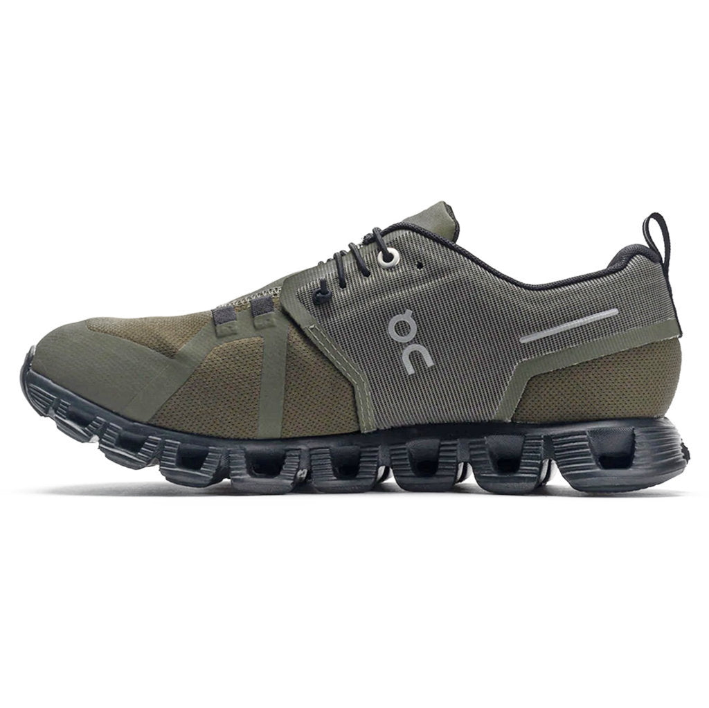 On Cloud 5 Waterproof Textile Synthetic Women's Trainers#color_olive black
