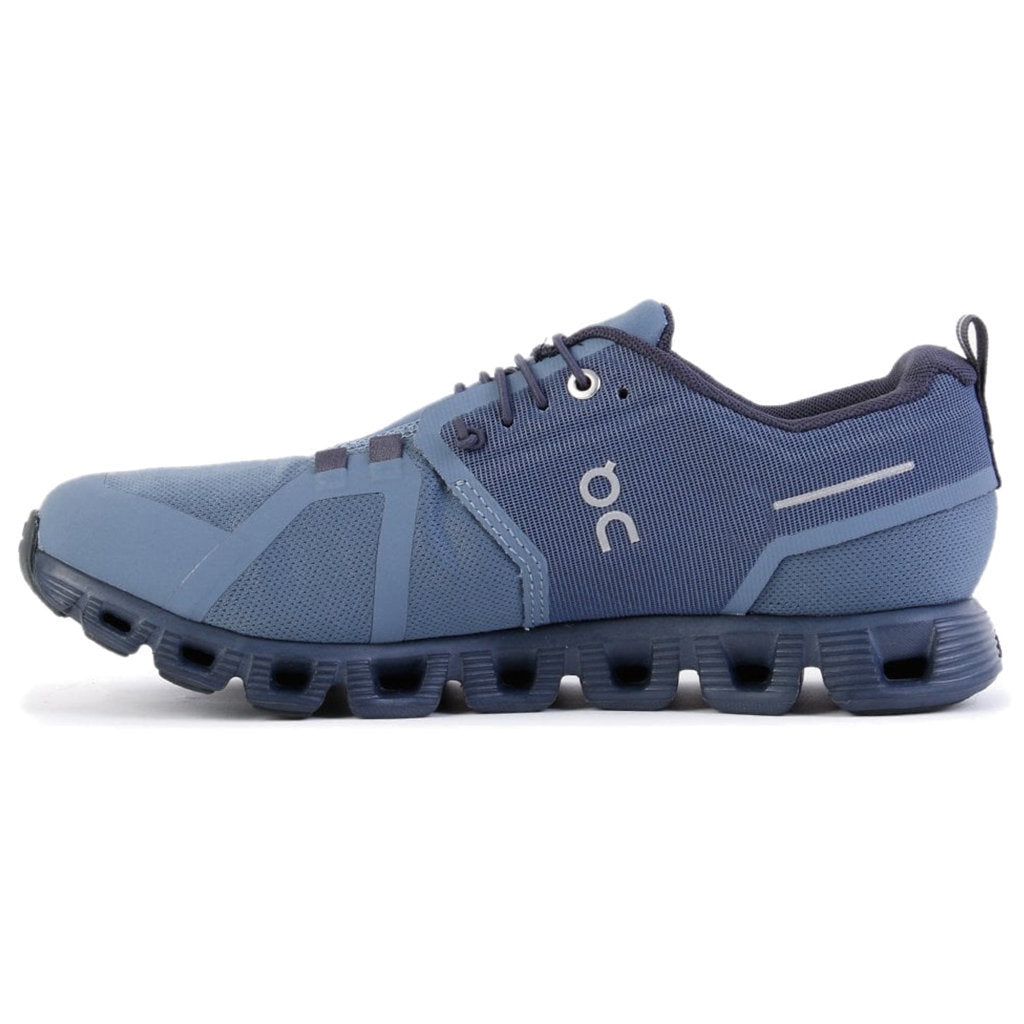 On Cloud 5 Waterproof Textile Synthetic Women's Trainers#color_metal navy