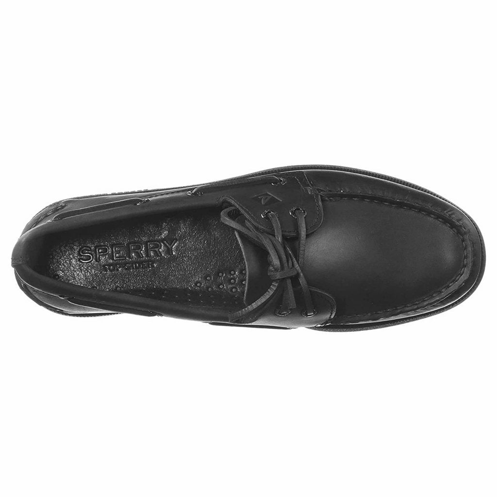 Sperry Authentic Original 2-Eye Leather Mens Shoes#color_black