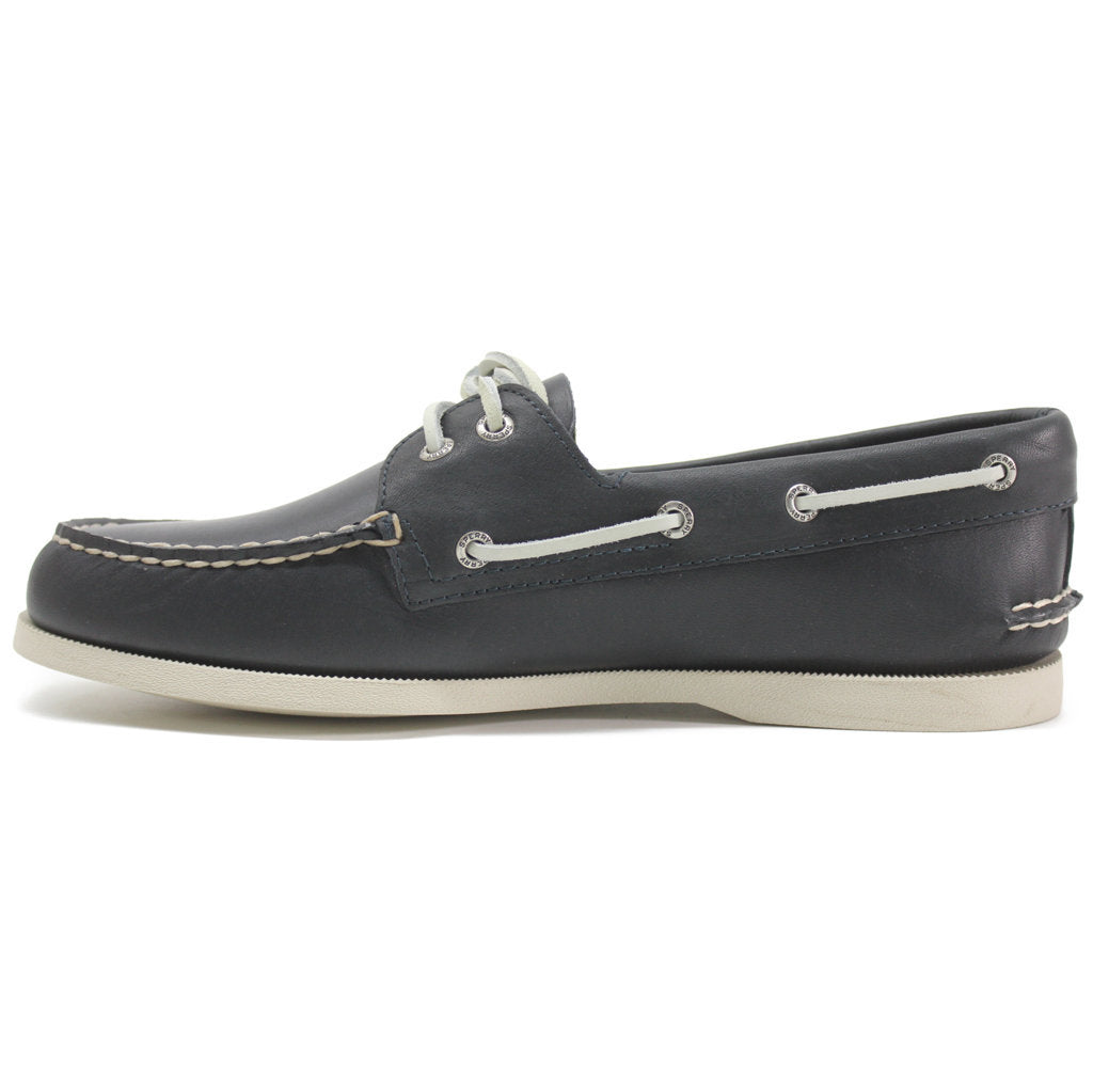 Sperry Authentic Original 2-Eye Leather Mens Shoes#color_navy