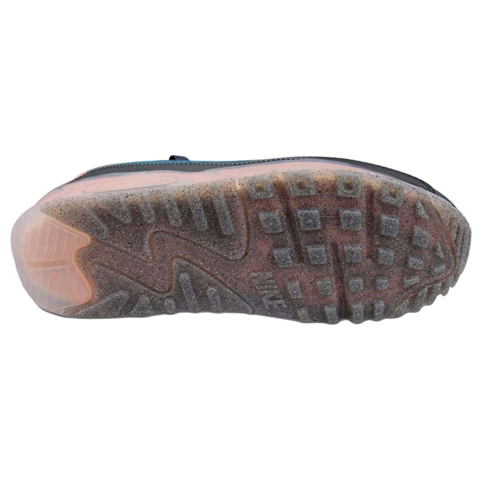 Nike Air Max Terrascape 90 Leather Textile Men's Low-Top Trainers#color_obsidian marina thunder blue