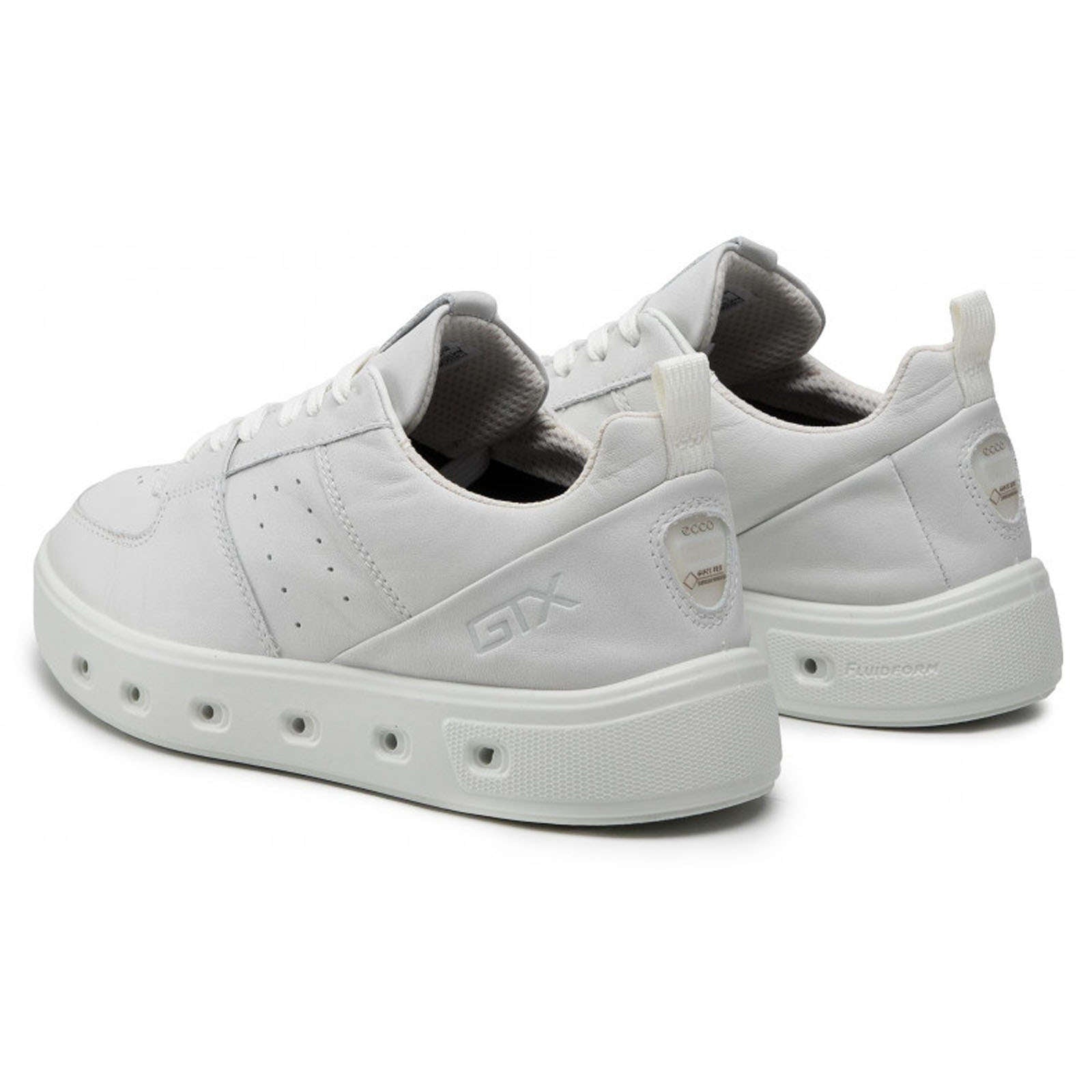 Ecco Street 720 Leather Womens Trainers#color_white
