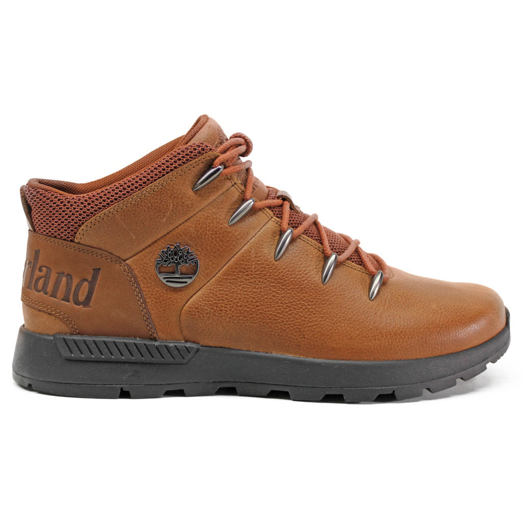 Timberland Sprint Trekker Mid Leather Textile Mens Boots#color_brown