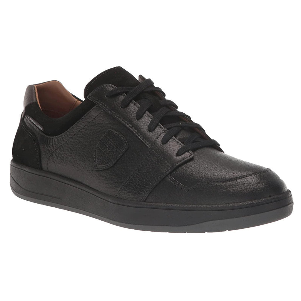 Mephisto Hugh Leather Mens Trainers#color_black