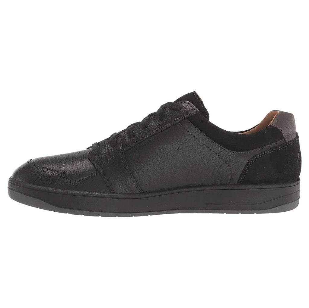 Mephisto Hugh Leather Mens Trainers#color_black