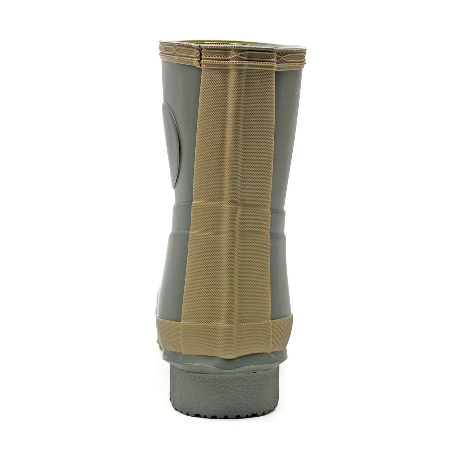Hunter Field Gardener Rubber Women's Short Wellington Boots#color_dark olive clay