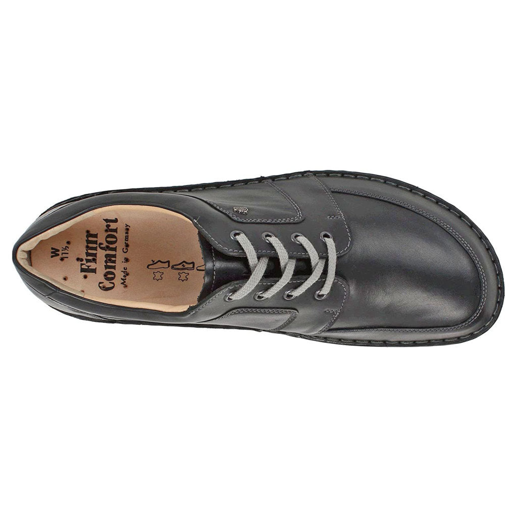 Finn Comfort Norwich Leather Mens Shoes#color_black