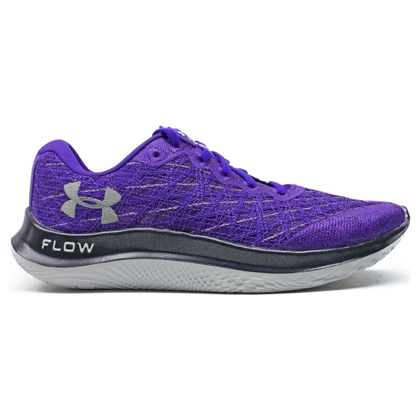 Under Armour Flow Velociti Wind Synthetic Textile Women's Low-Top Trainers#color_purple navy
