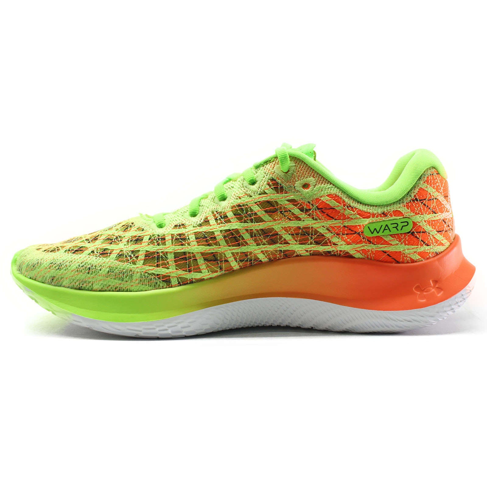 Under Armour Flow Velociti Wind 2 Synthetic Textile Men's Low-Top Trainers#color_green orange