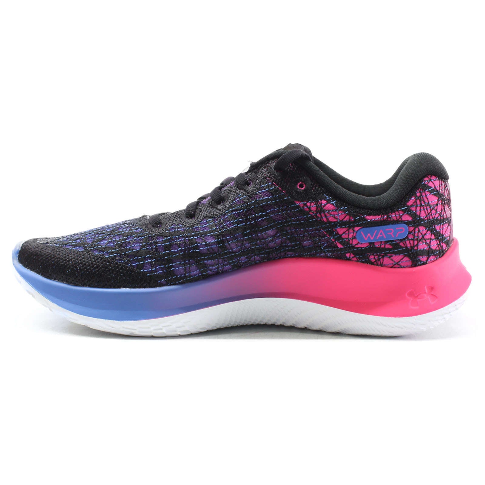 Under Armour Flow Velociti Wind 2 Synthetic Textile Women's Low-Top Trainers#color_black pink