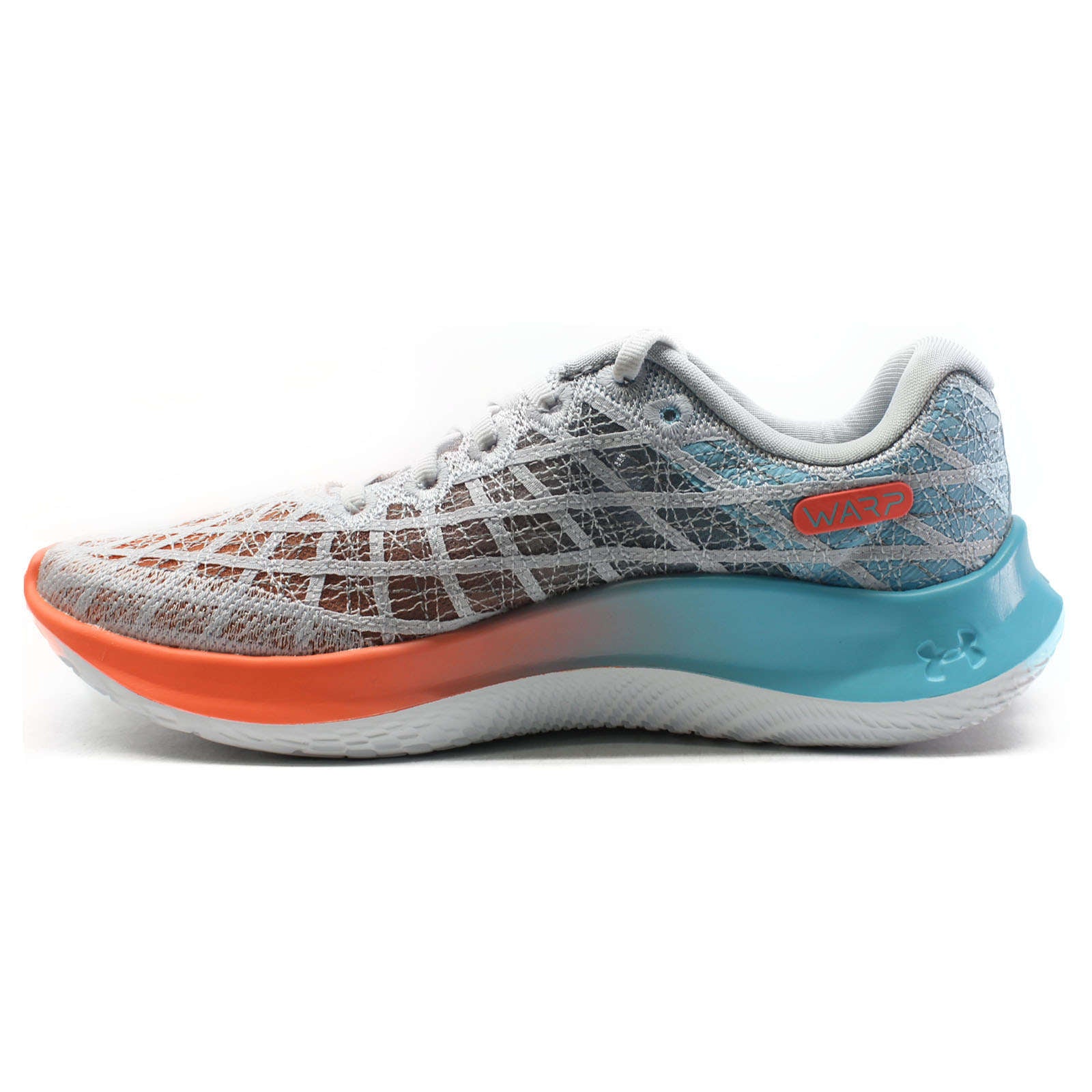 Under Armour Flow Velociti Wind 2 Synthetic Textile Women's Low-Top Trainers#color_grey blue